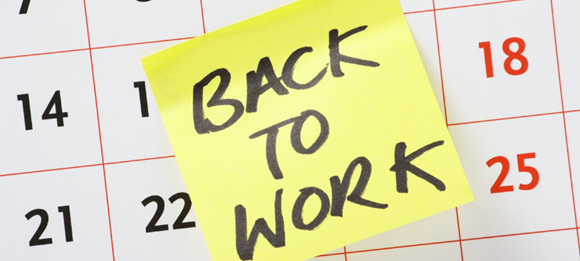 Back To Work? Banner